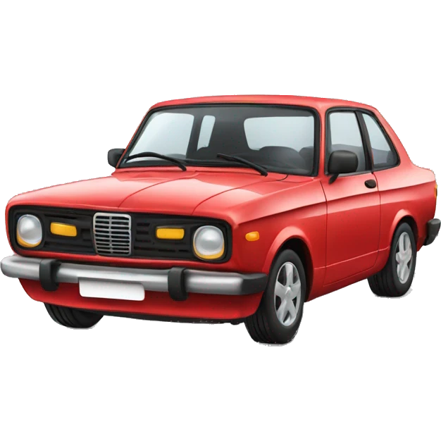 Car red emoji
