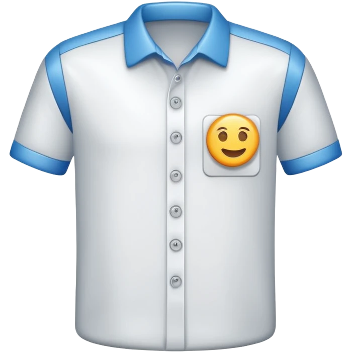 button on a shirt emoji