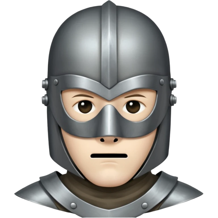 Sad Knight with mask emoji