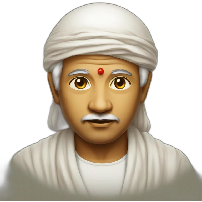 Sai Baba in a man emoji
