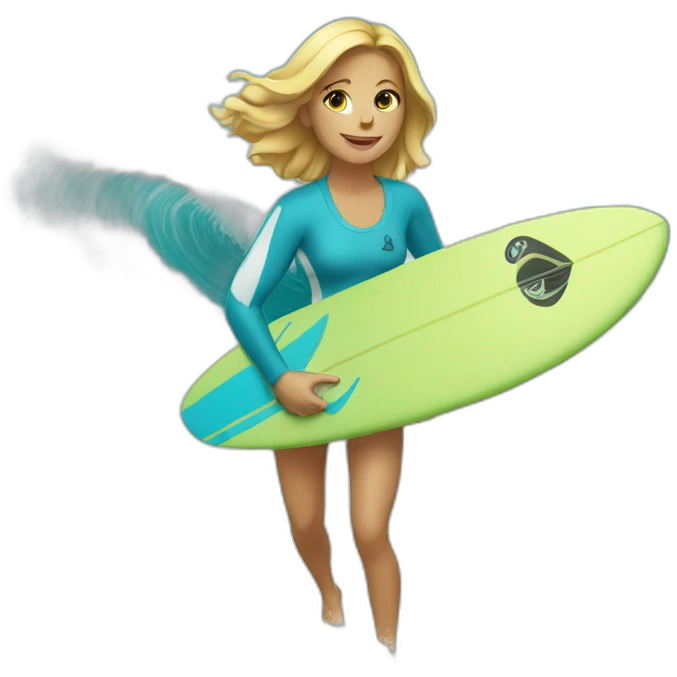Surfeuse emoji