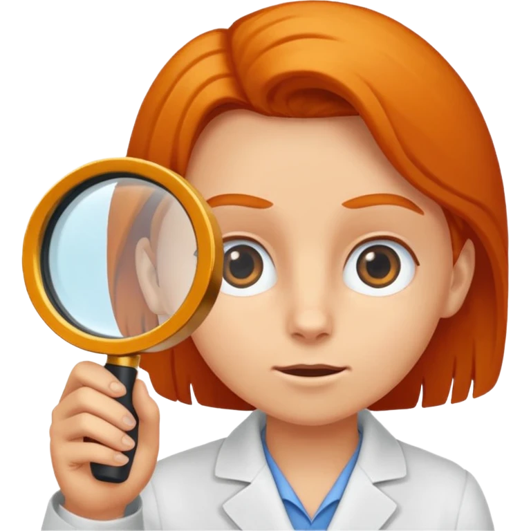 écureuil examinant attentivement avec une grosse loupe, air malicieux emoji