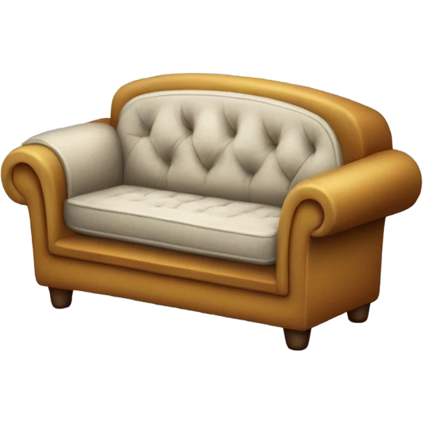 couch shaped phone emoji