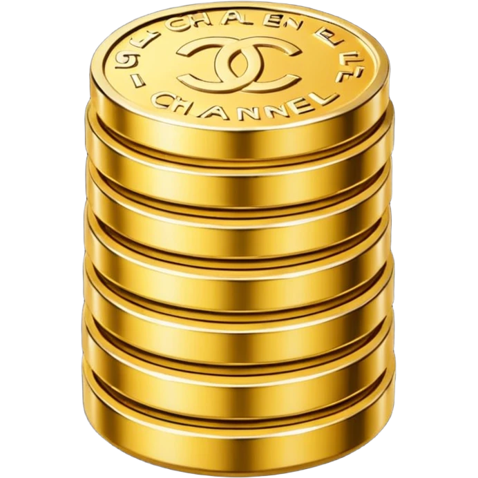 chanel coins stack emoji