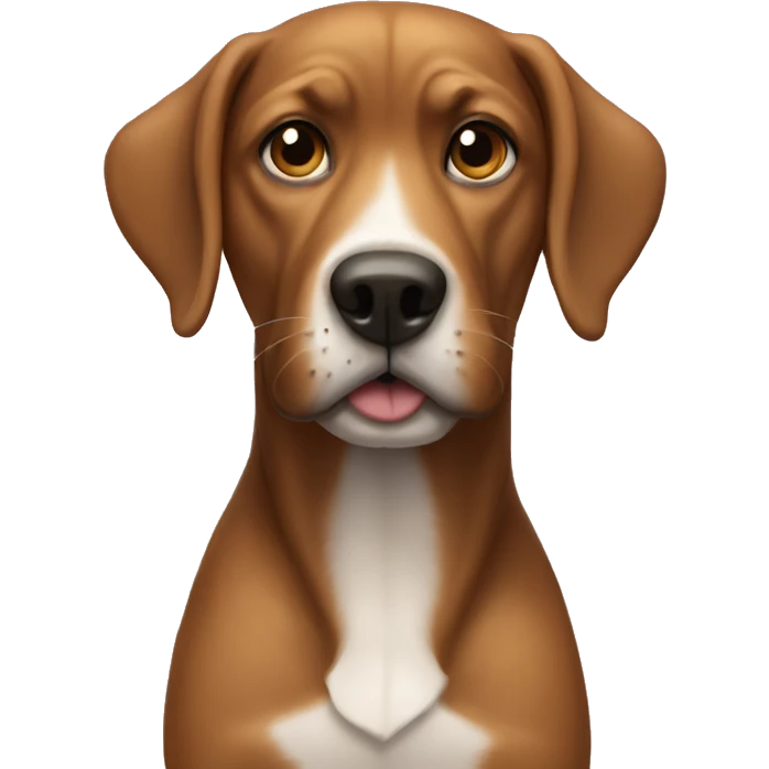 stong dog emoji