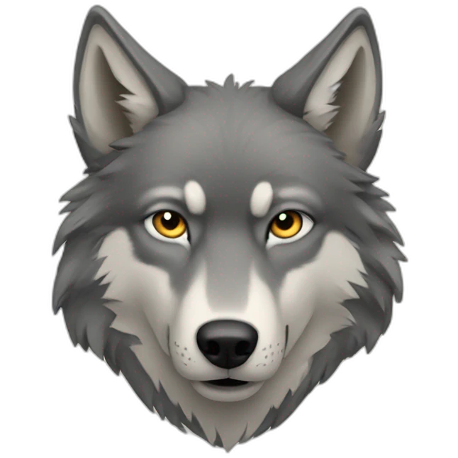 wolf to wolf emoji