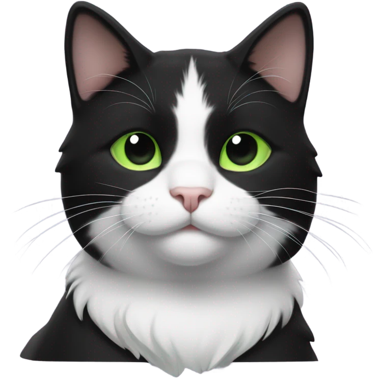 Tuxedo cat  emoji