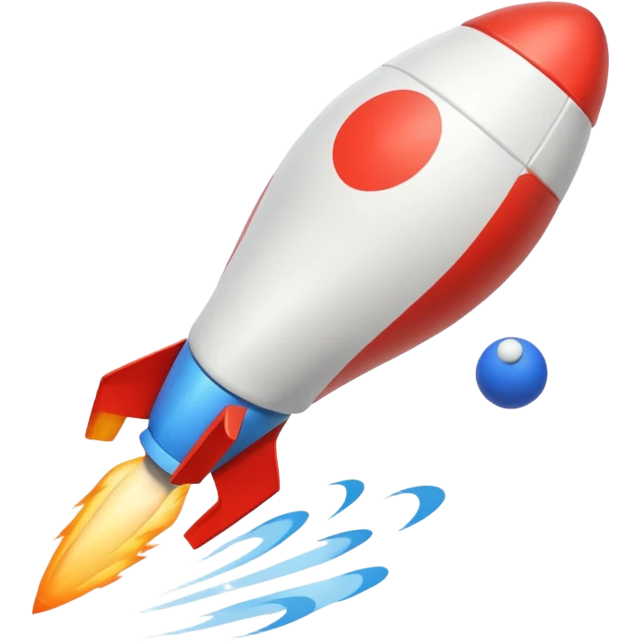 ping pong rocket emoji