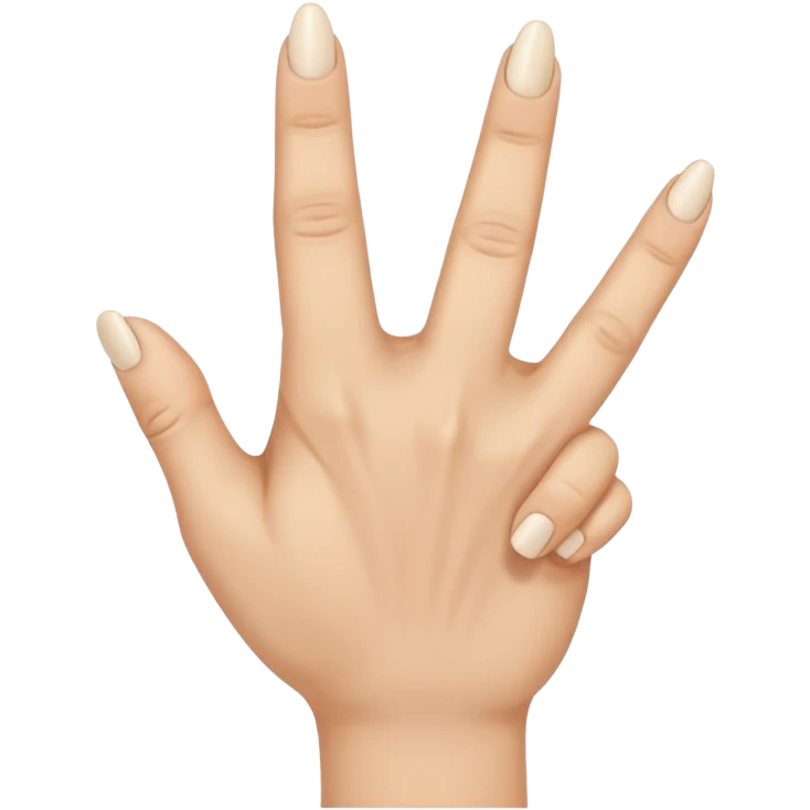 hand with middle finger and ring finger crossed emoji