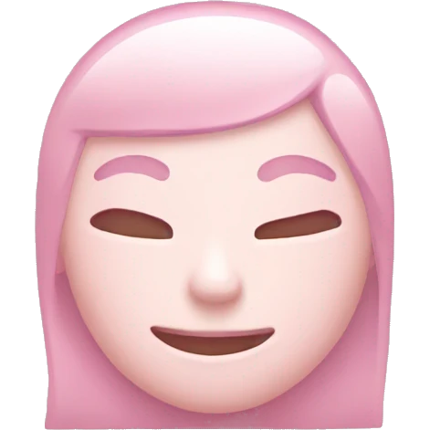 thank you text light pink emoji