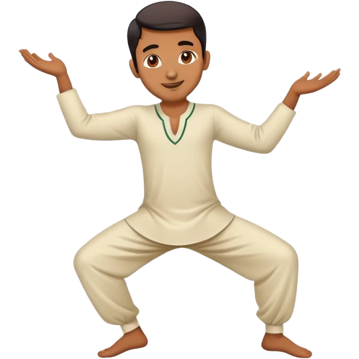 a bangladeshi man capable of dancing emoji
