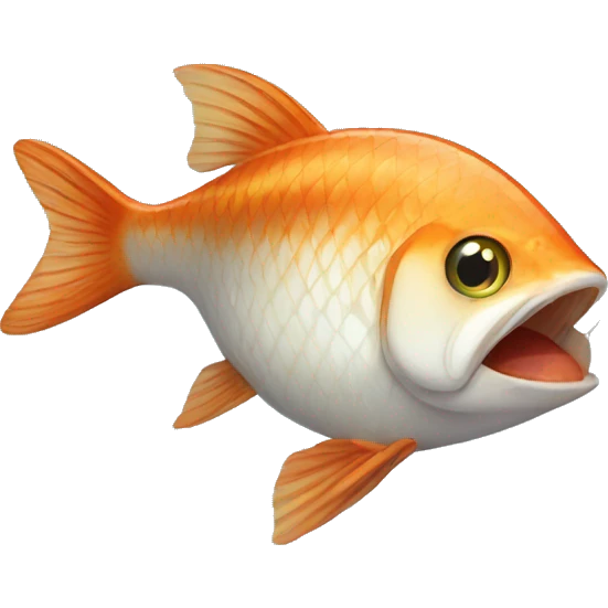 chat qui mange des poisson emoji