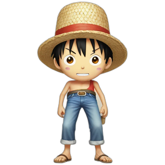 Straw hat luffy emoji