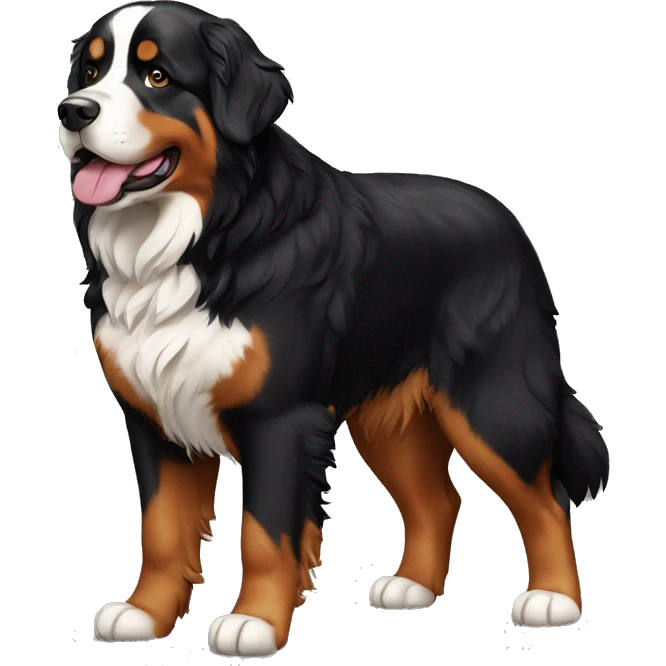 Bernese Mountain Dog Full Body emoji