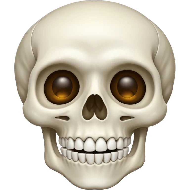 Mewing skeleton emoji
