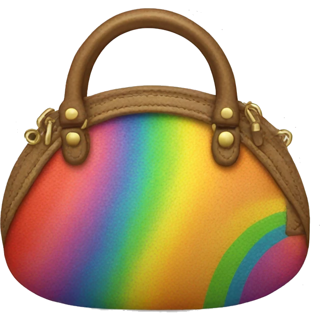 Rainbow purse emoji