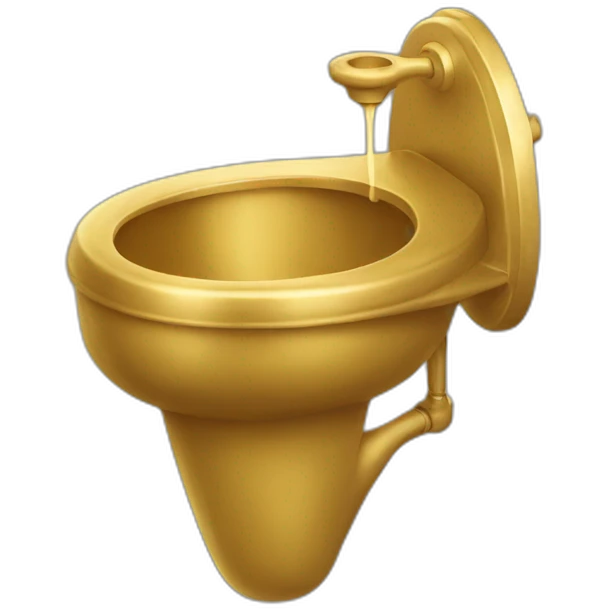 golden urinal emoji