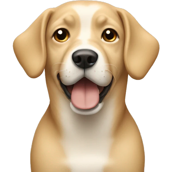 beige dog emoji