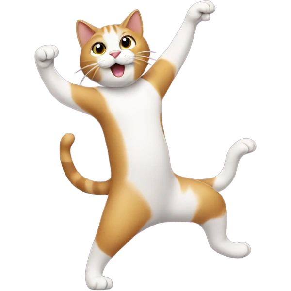 Cat dancing emoji