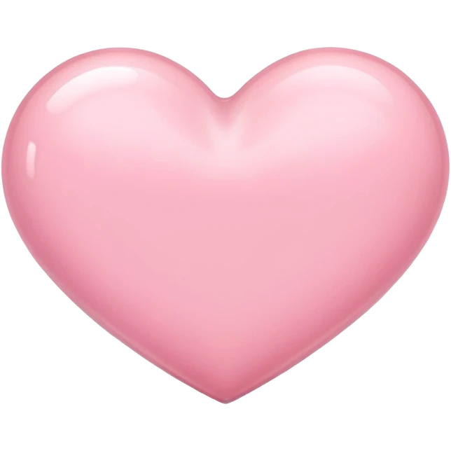 Soft Pink Heart emoji