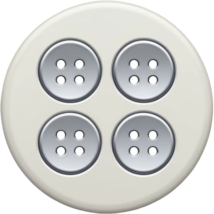 four-hole tailor's button emoji