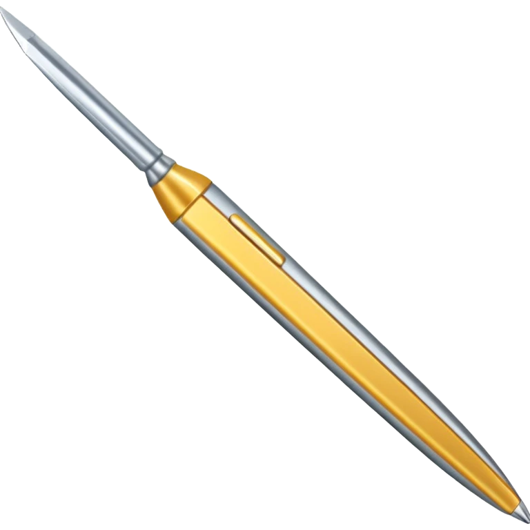A silver scalpel  emoji