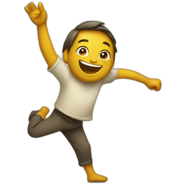 Happy dance emoji