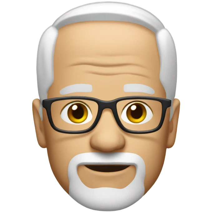 Old guy white butch haircut with packers jersey number 4  emoji