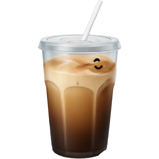 Iced coffee emoji