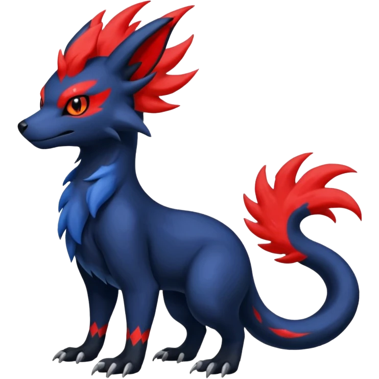 Zorua-Absol-Salandit-fusion (full body) emoji