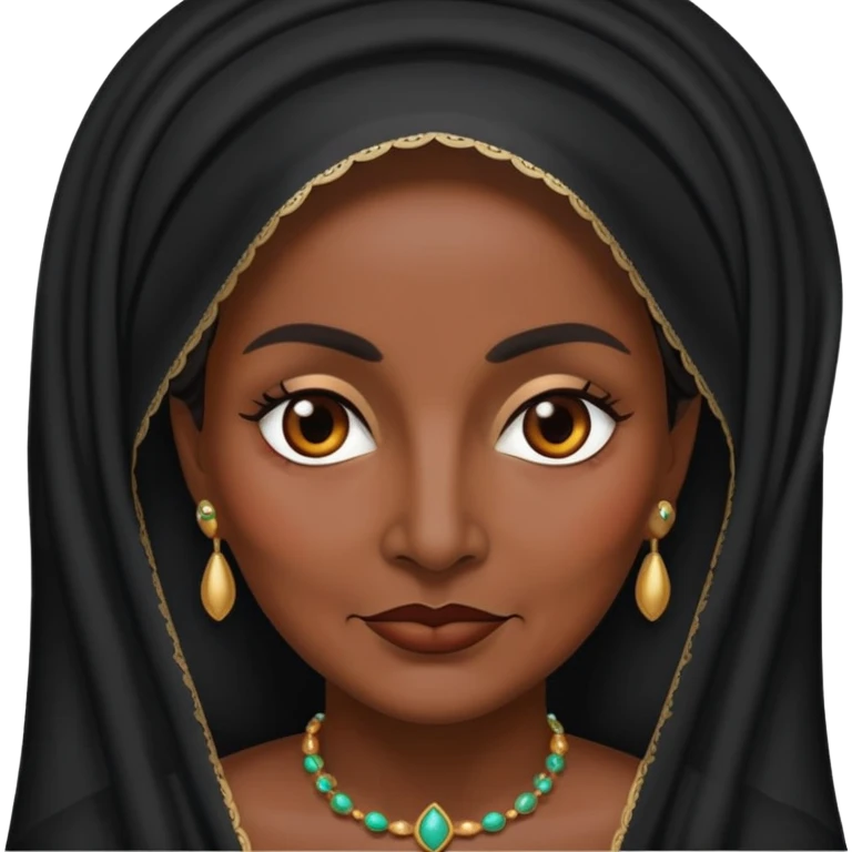 Mature Mexican lady with black veil  emoji