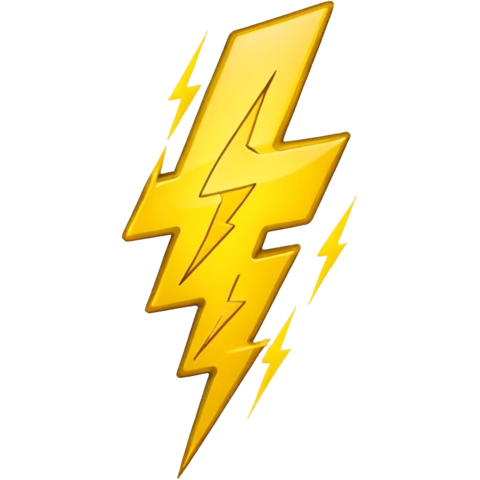 icon lightning emoji