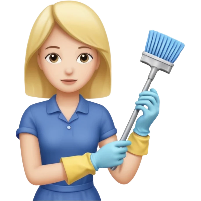 Cleaning the bathroom emoji