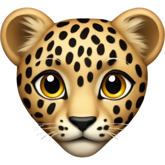 leopard heart emoji