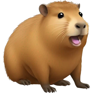 Capybara emoji