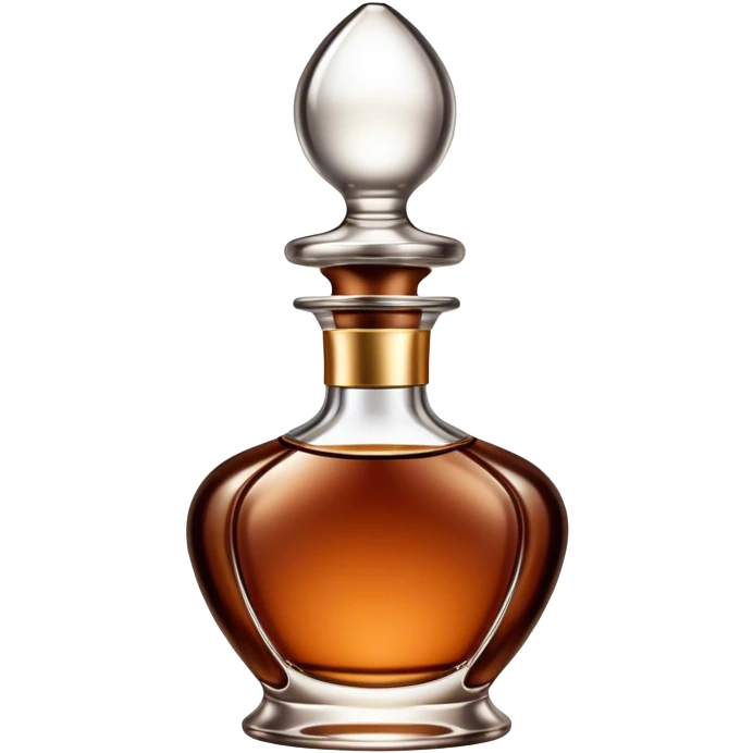 Perfume vintage classic brown emoji