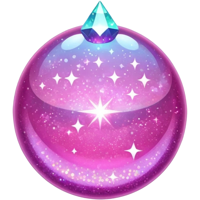 Pink aesthetic sparkles emoji