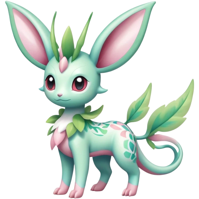 Shiny Exotic Cute Adorable Majestic Ethereal Sparkly Flygon-Sylveon-Leafeon-Shaymin-Hybrid-Creature with pattern-markings emoji