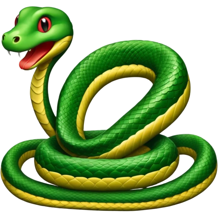 🐍+❤️  merge one emoji and smile snake emoji