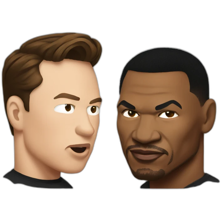 elon musk fighting mike tyson emoji