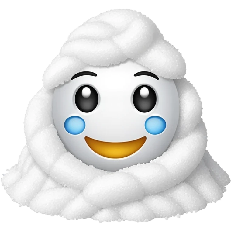 smily face with pile of salt emoji
