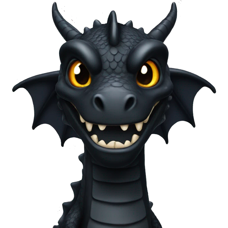 Black Dragon  emoji