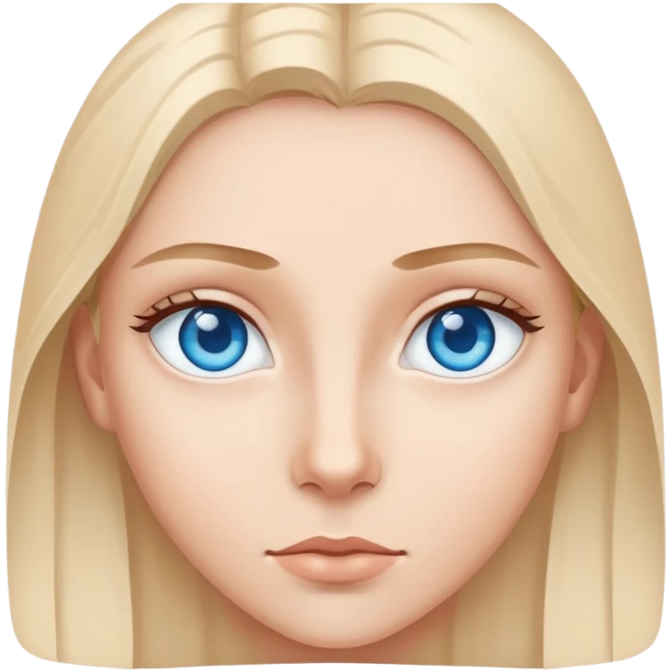 blue eyes looking to the side emoji