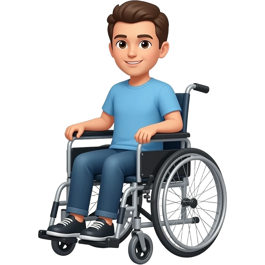 Paraplegics wheelchair emoji