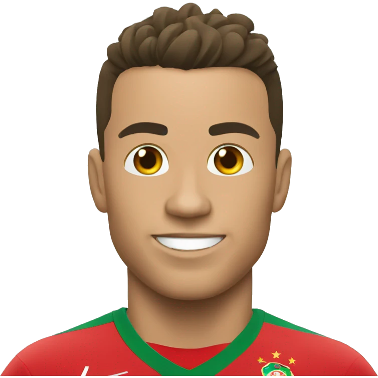 Ronaldo with World Cup Portugal emoji