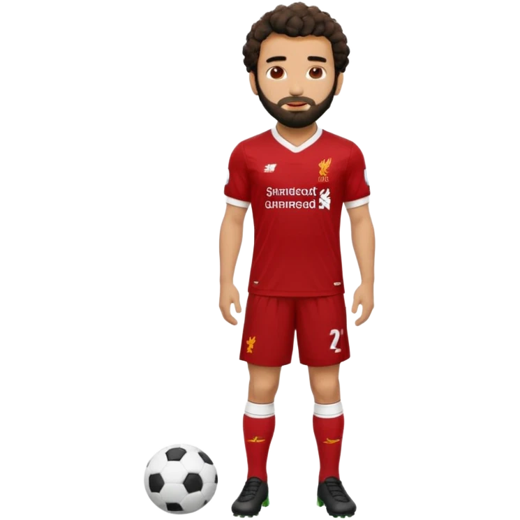 A Liverpool soccer player mo salah  emoji