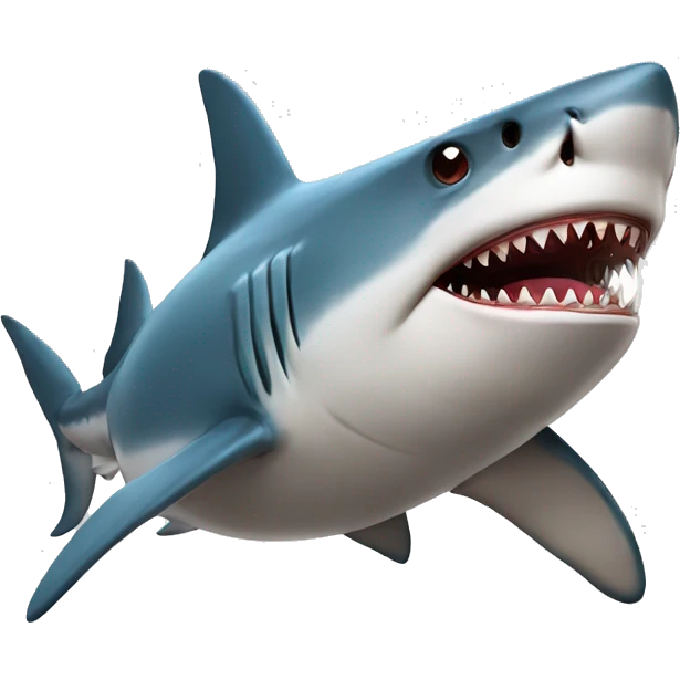 shark with beer emoji