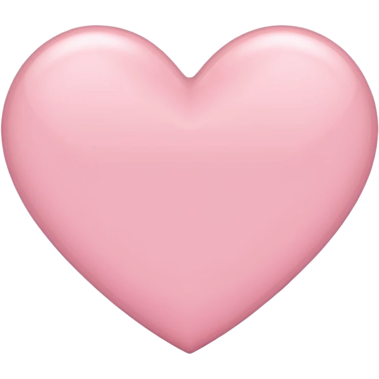 light pink heart emoji