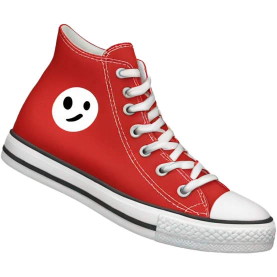Converse emoji red emoji