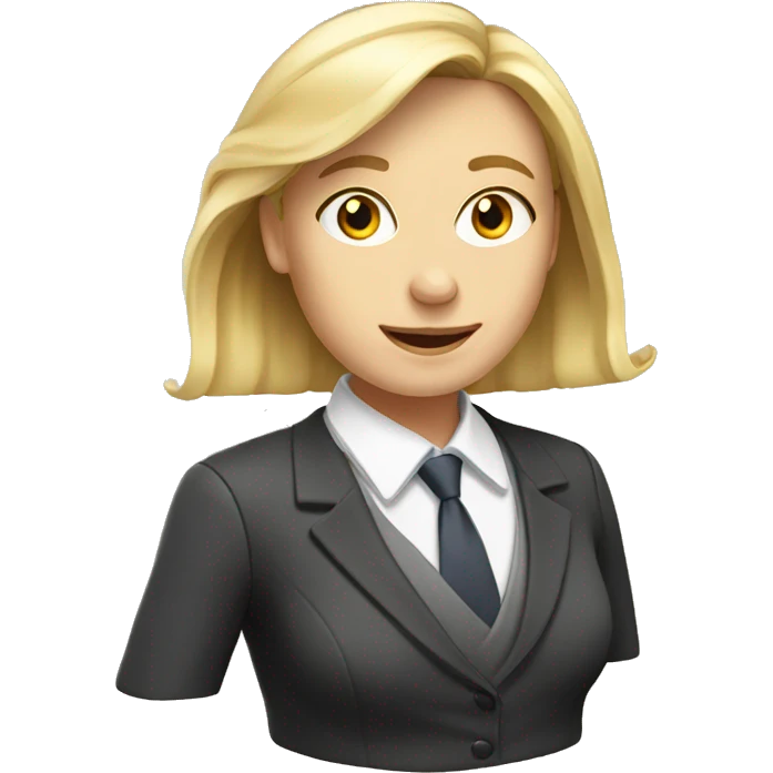 blonde headteacher emoji